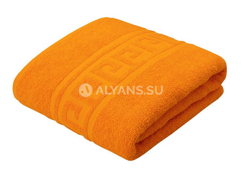 Полотенце Узбекистан <br>оранжевое 380г/м2